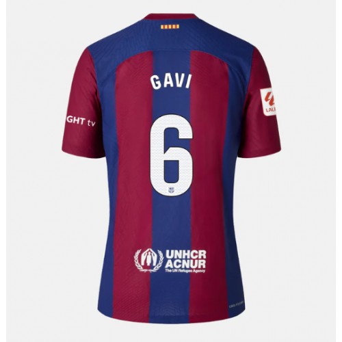 Fotballdrakt Dame Barcelona Paez Gavi #6 Hjemmedrakt 2023-24 Kortermet